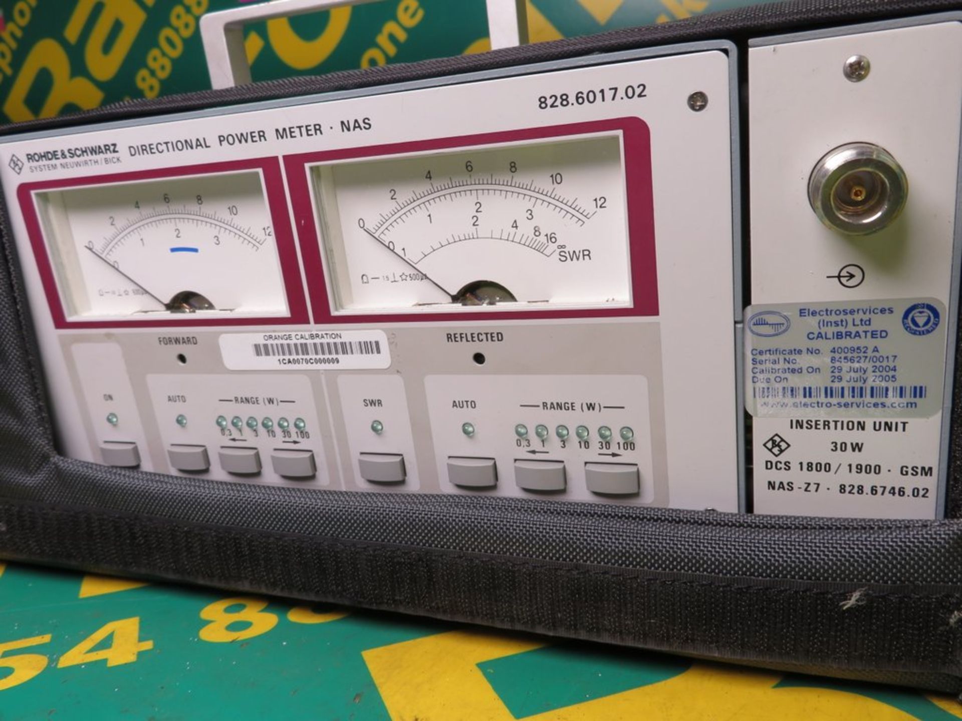 Rohde & Schwartz Directional Power Meter NAS 828.6017.02 - Image 2 of 2