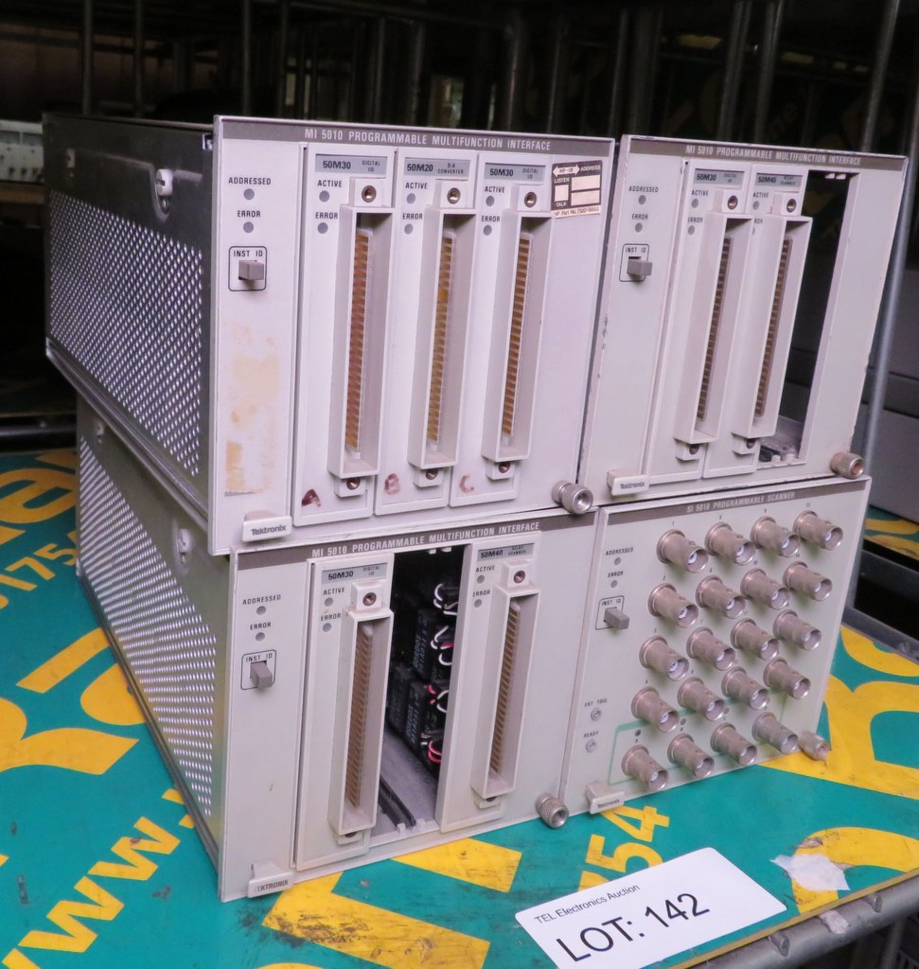 4x Tektronix Plug-ins - 3x MI5010 Programmable Mulitfunction Interface, 1x SI 5010 Program - Image 4 of 4