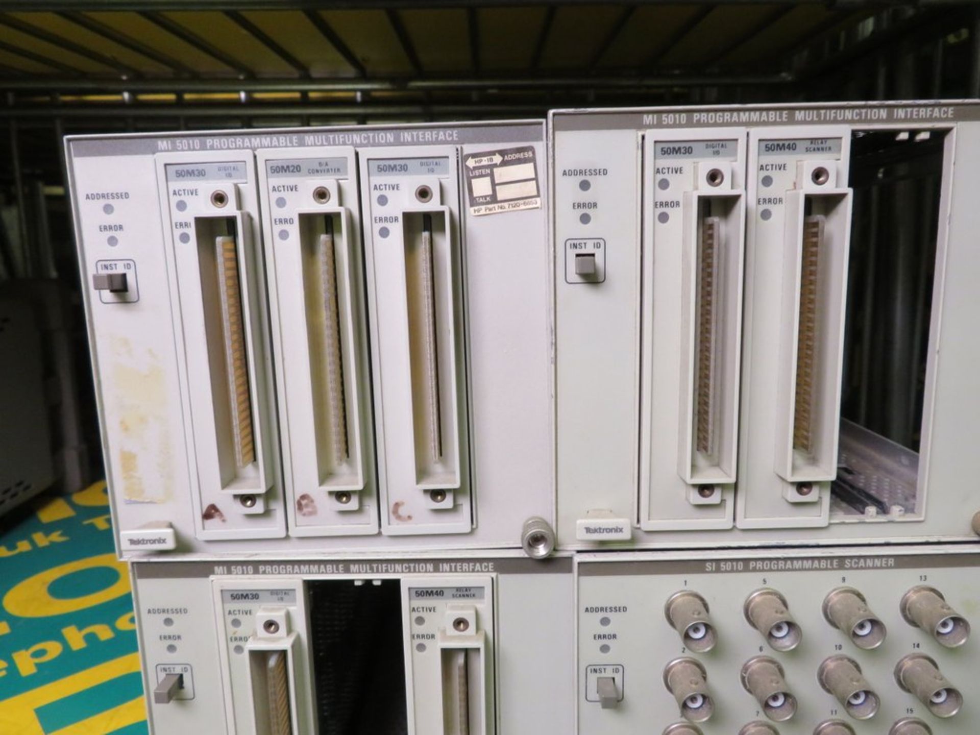 4x Tektronix Plug-ins - 3x MI5010 Programmable Mulitfunction Interface, 1x SI 5010 Program - Image 2 of 4
