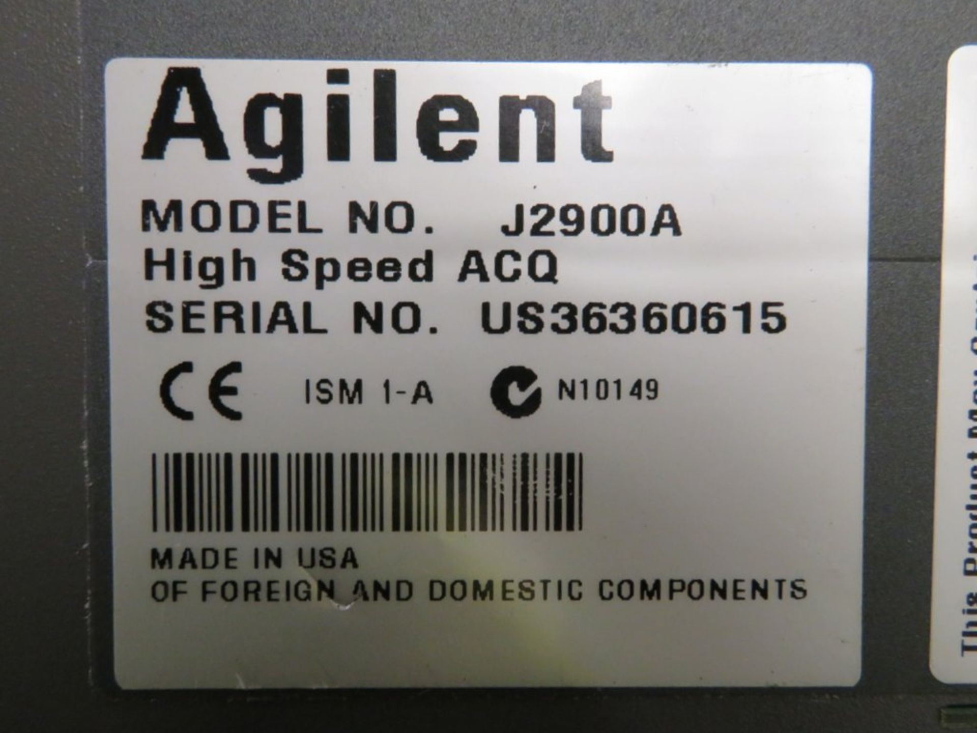 4x Aglient High Speed Acquisition System Plug in Panels - Image 3 of 4