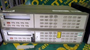 2x HP 3488A Switch / Control Units