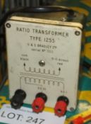 G&E Bradley Ratio Transformer Type 1255