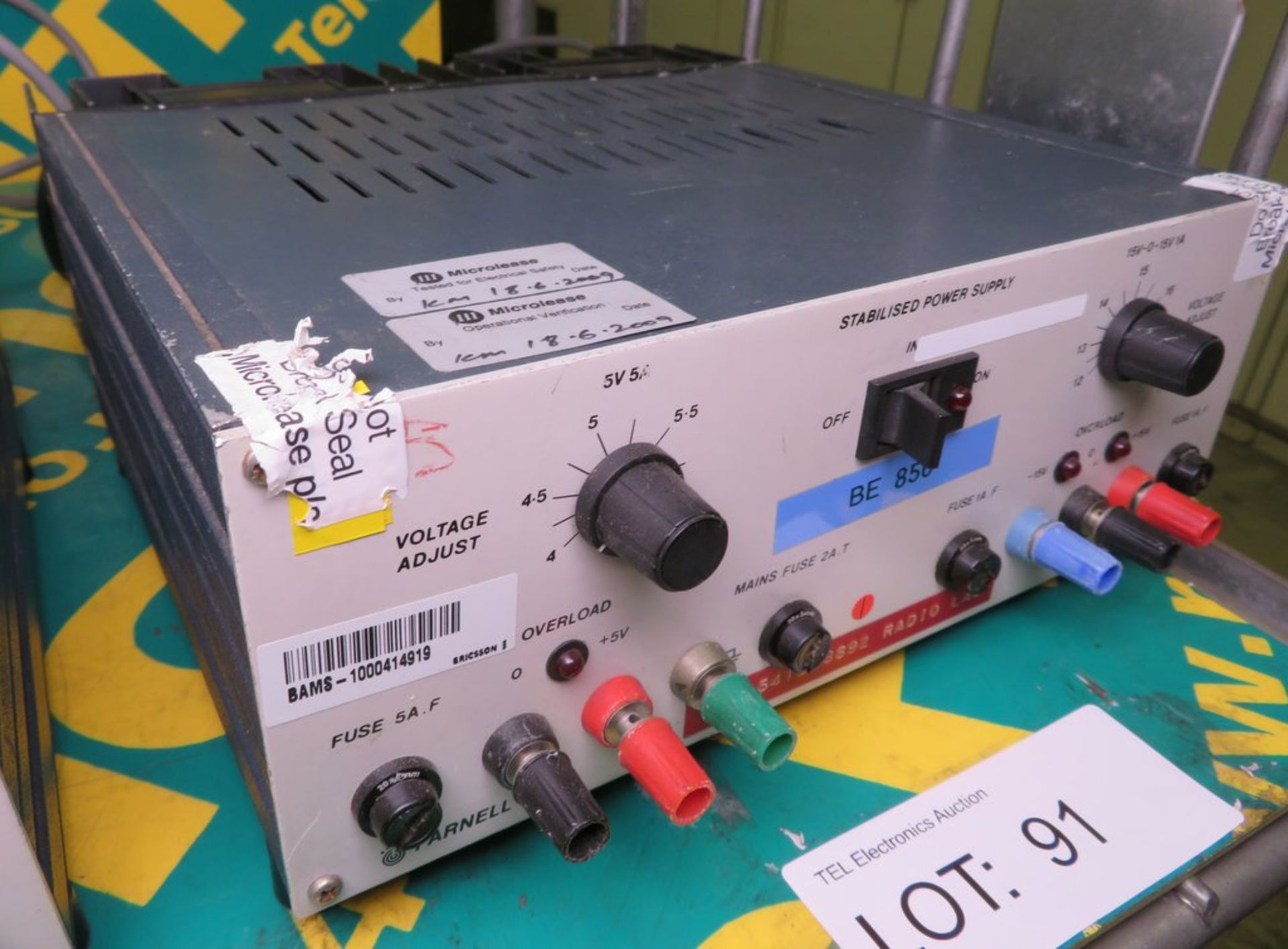 Farnell TOPS2 Stabilised Power Supply - Image 2 of 3