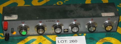 Guest International AC DC Decade Resistance Type 6000 1 Watt / Resistor