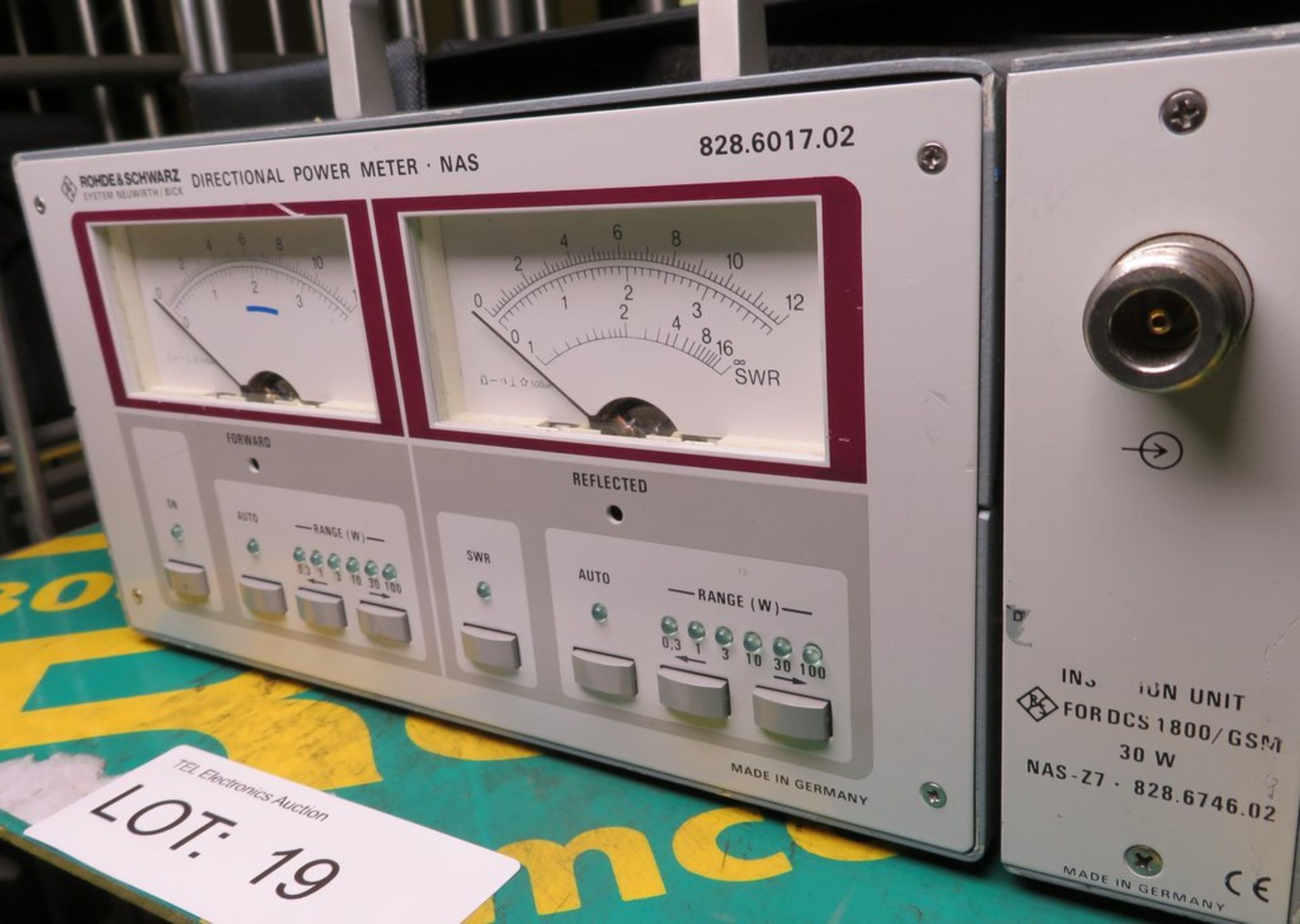 Rohde & Schwartz Directional Power Meter NAS 828.6017.02 - Image 2 of 2