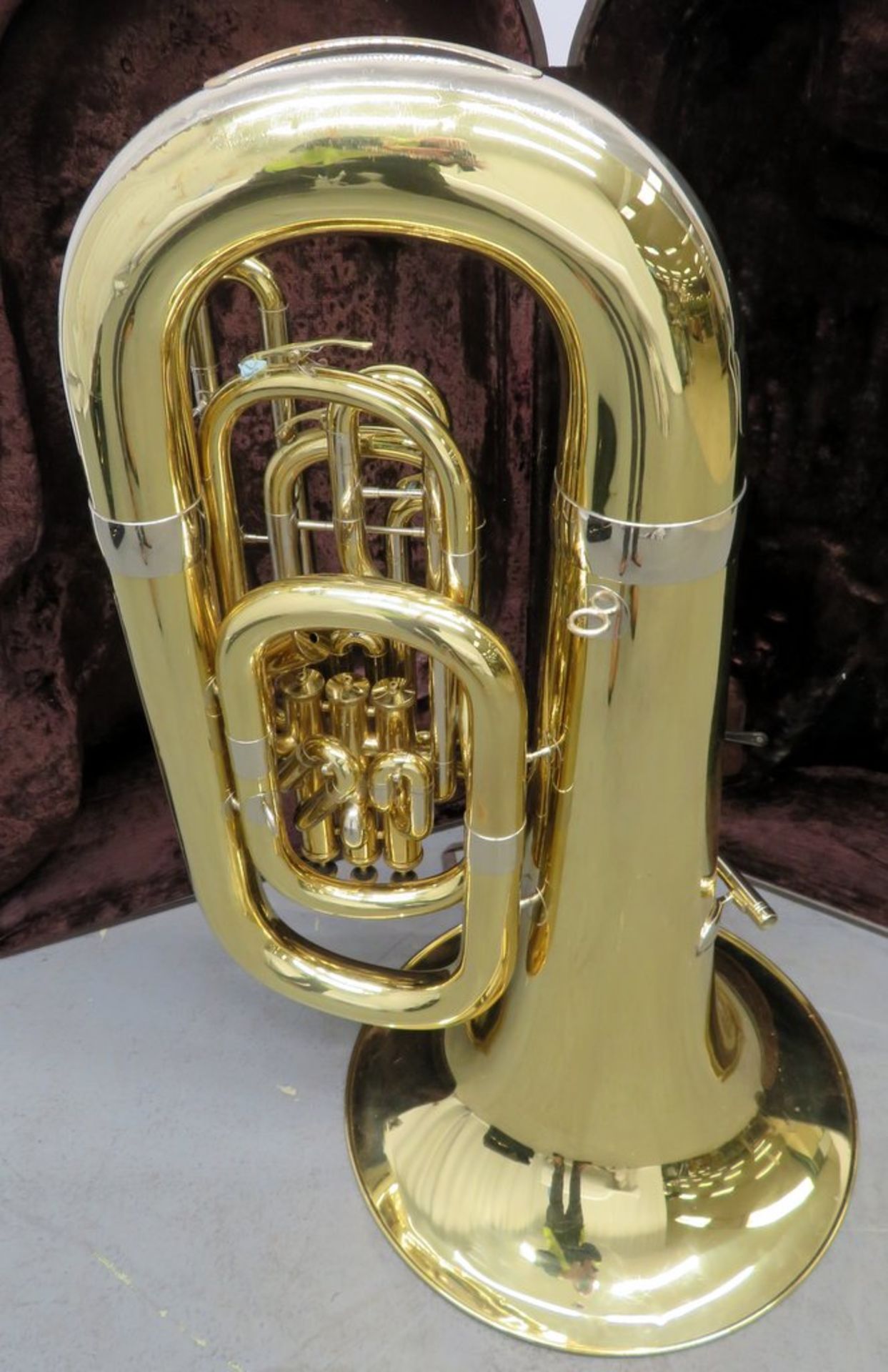 Miraphone EEb1261 Bass Upright Tuba Complete With Case. - Image 10 of 15