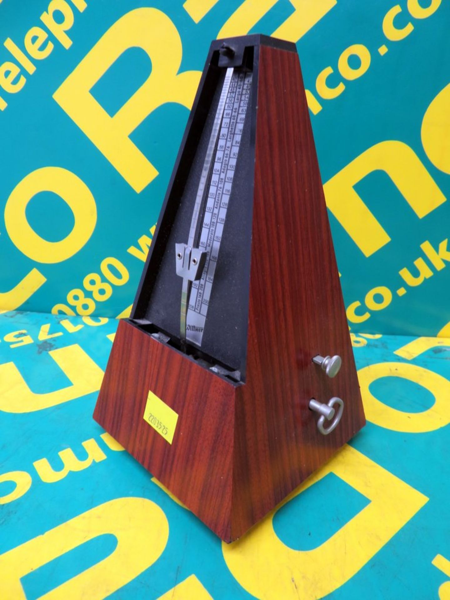 Wittner W814 Traditional Metronome With Bell. - Image 2 of 4