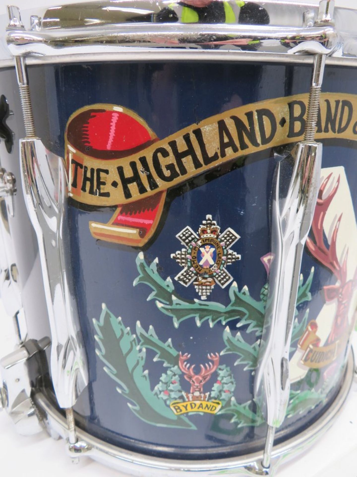 Scottish Highland Division Premier Side Marching Snare Drum. - Image 5 of 11