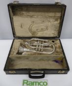 Boosey & Hawkes Sovereign 921 Cornet Complete With Case.
