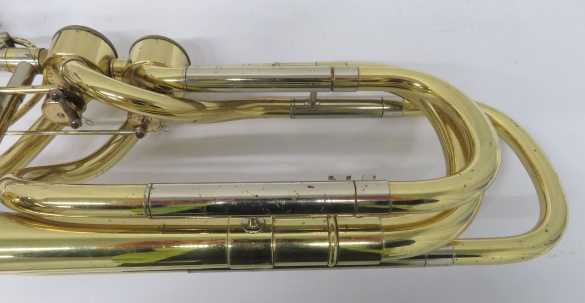 Rene Hagmann Bass Trombone Complete With Case. - Image 13 of 16