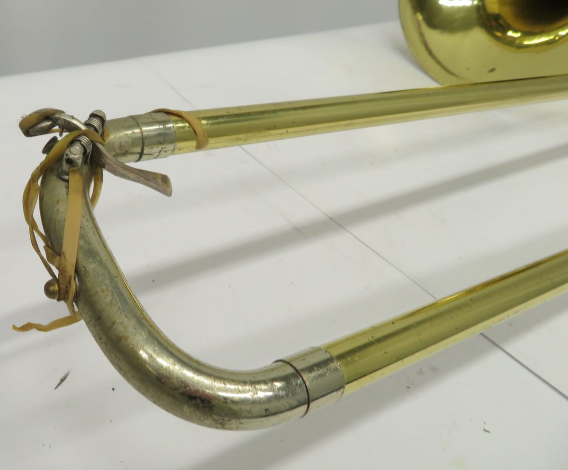 Rene Hagmann Bass Trombone Complete With Case. - Image 7 of 16