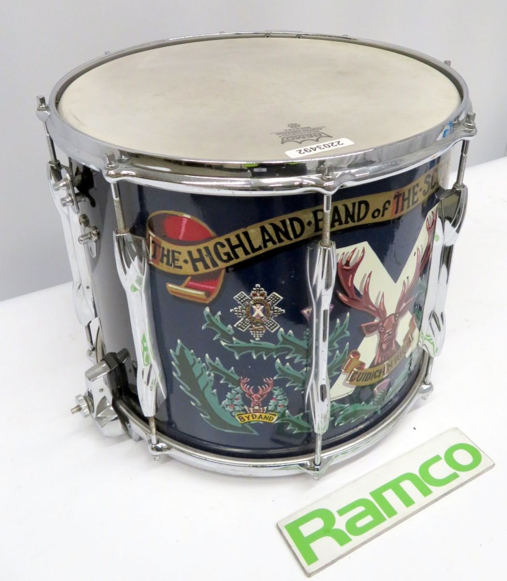 Scottish Highland Division Premier Side Marching Snare Drum. - Image 2 of 11