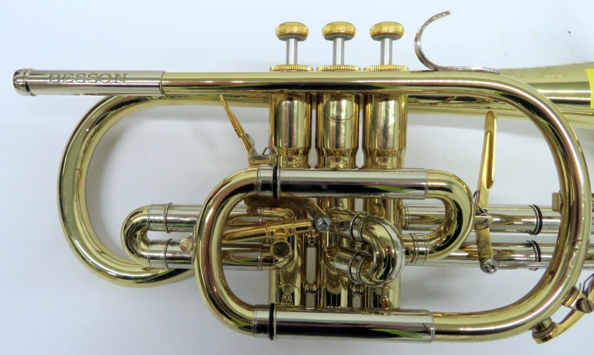 Besson BE2028 Prestige Bb Cornet Complete With Case. - Image 4 of 14