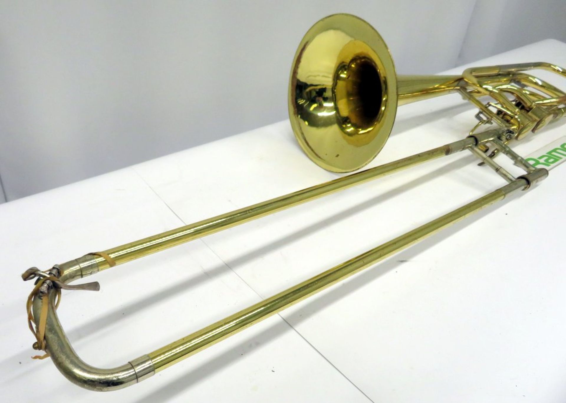 Rene Hagmann Bass Trombone Complete With Case. - Image 6 of 16