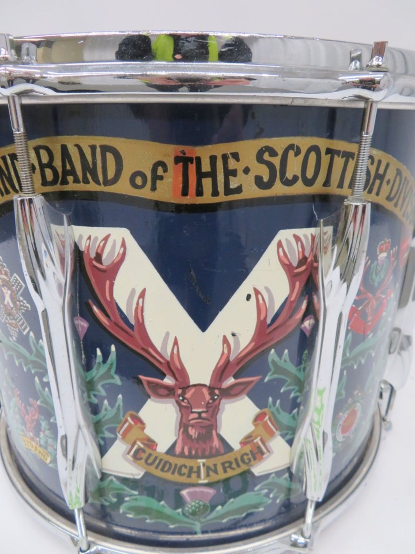 Scottish Highland Division Premier Side Marching Snare Drum. - Image 6 of 11