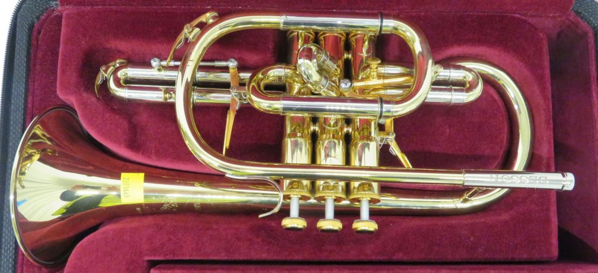 Besson BE2028 Prestige Bb Cornet Complete With Case. - Image 2 of 14