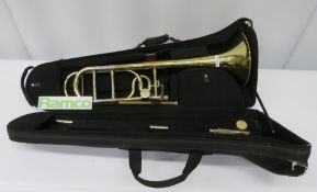 S G Shires T47 Trombone Complete With Case.