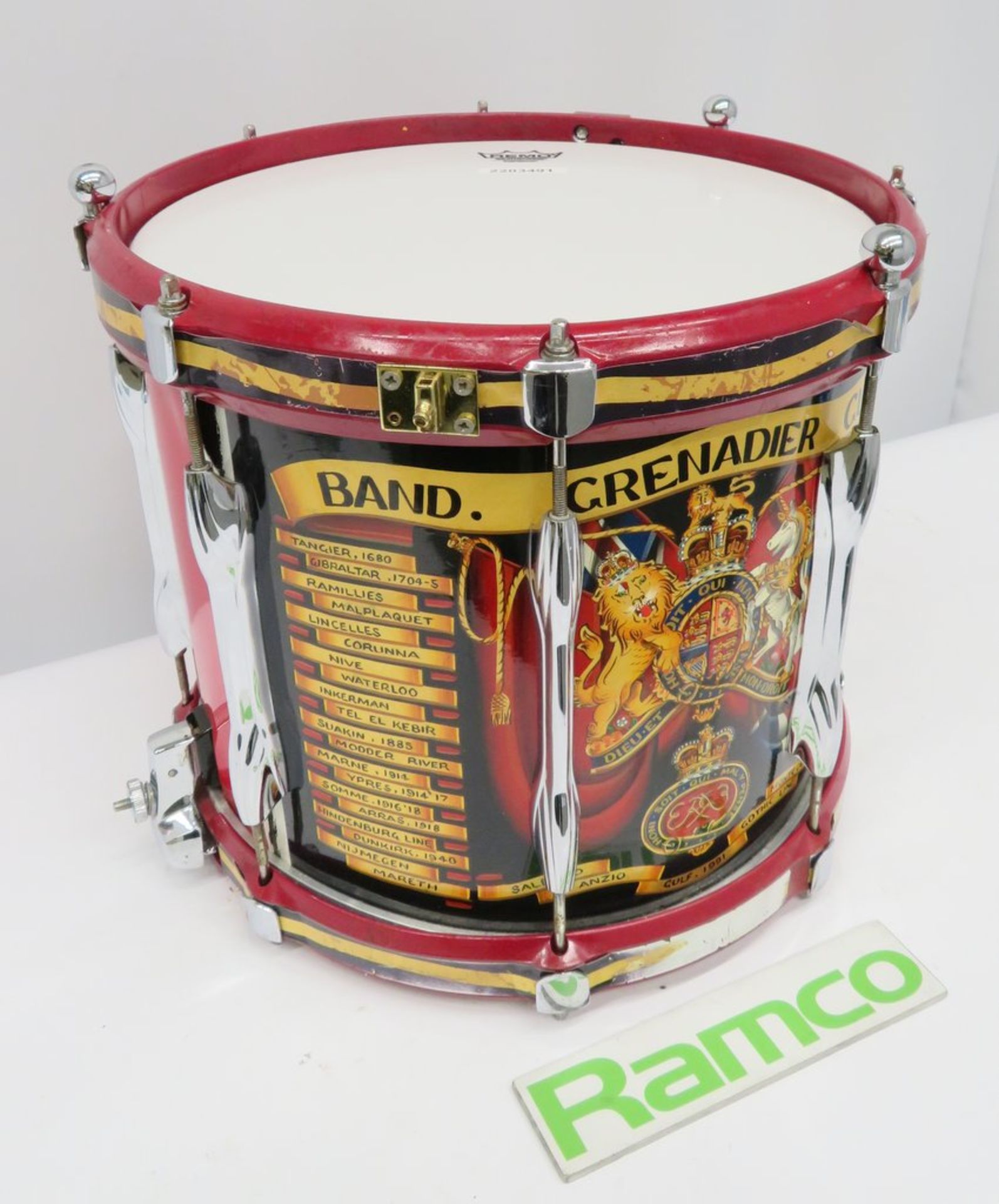 Grenadier Guards Premier Side Marching Snare Drum. - Image 2 of 12