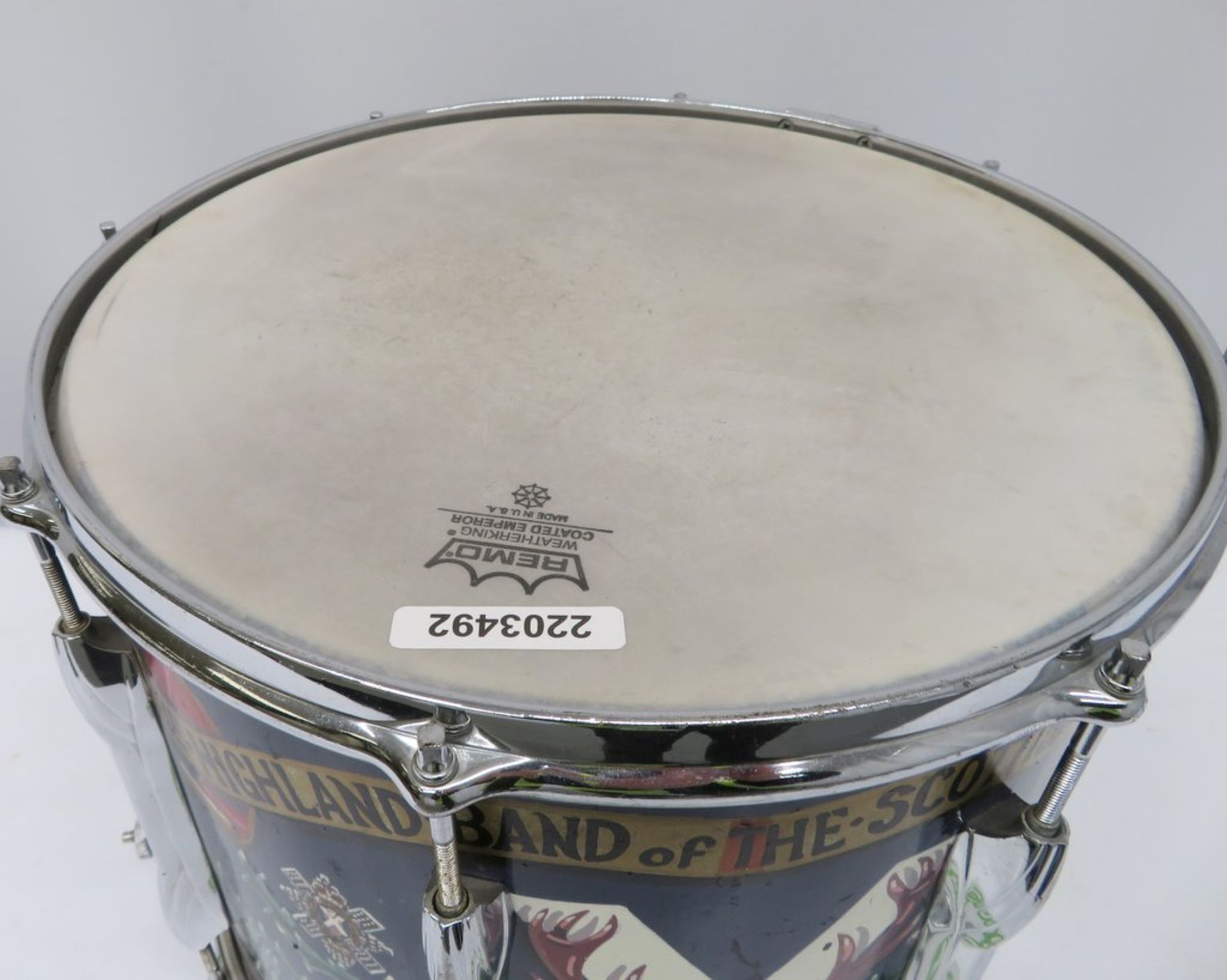 Scottish Highland Division Premier Side Marching Snare Drum. - Image 4 of 11