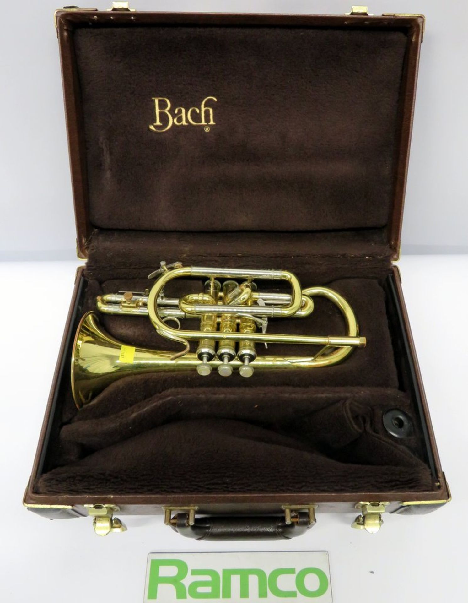 Bach Stradivarius 184 Cornet Complete With Case.