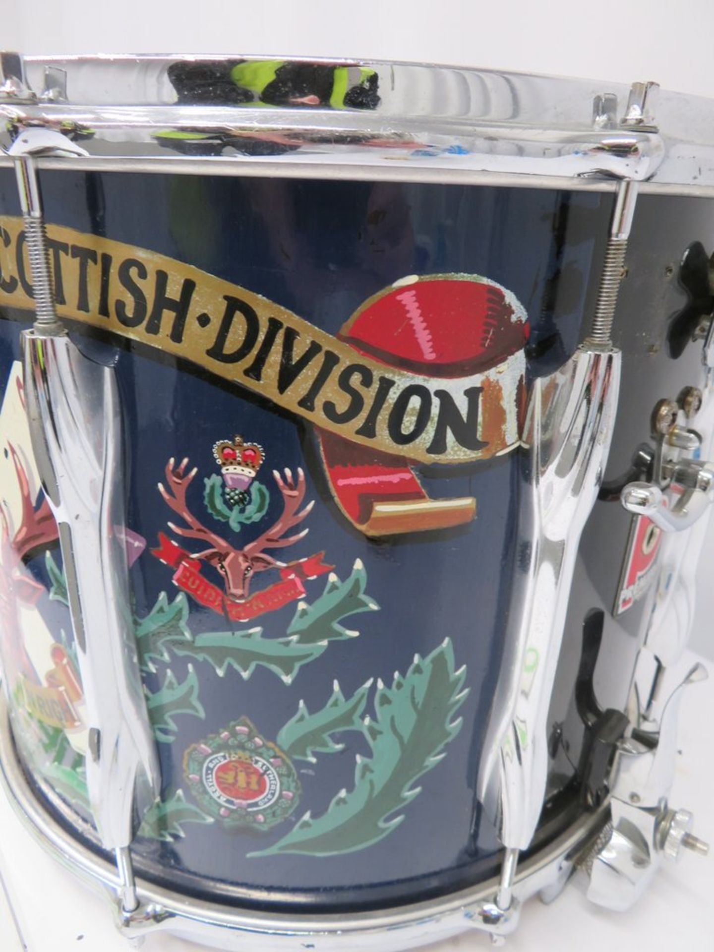 Scottish Highland Division Premier Side Marching Snare Drum. - Image 7 of 11