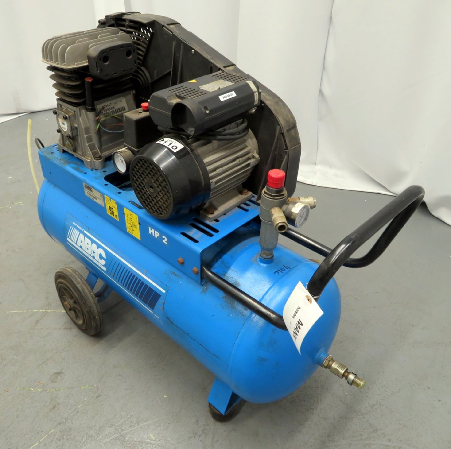 Abac B2800B/60 Air Compressor. - Image 3 of 8