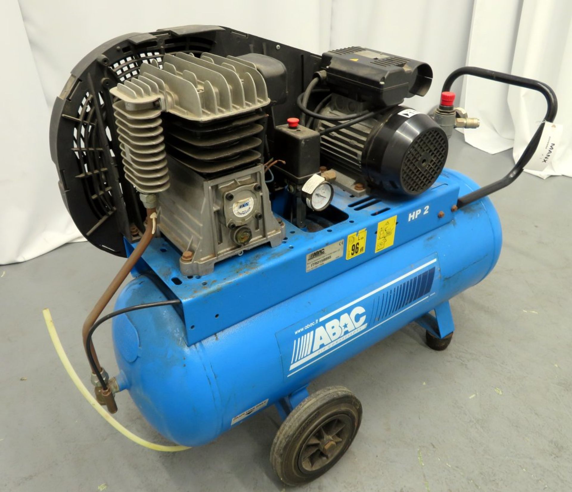 Abac B2800B/60 Air Compressor. - Image 2 of 8