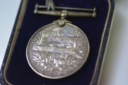 An Edward VII Long Service Volunteer Force medal, to1641 C.Sjt. K. Mackenzie, 1st Sutherland