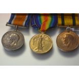 Three medals, British War and Victory Medals (1332 Spr. W. Sime R.E.), Territorial Force War