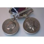 General Service Medal Pair, G.S.M. clasp Malaya (972512 F.Sgt. C. Thomson RAF): R.A.F. LS&GC