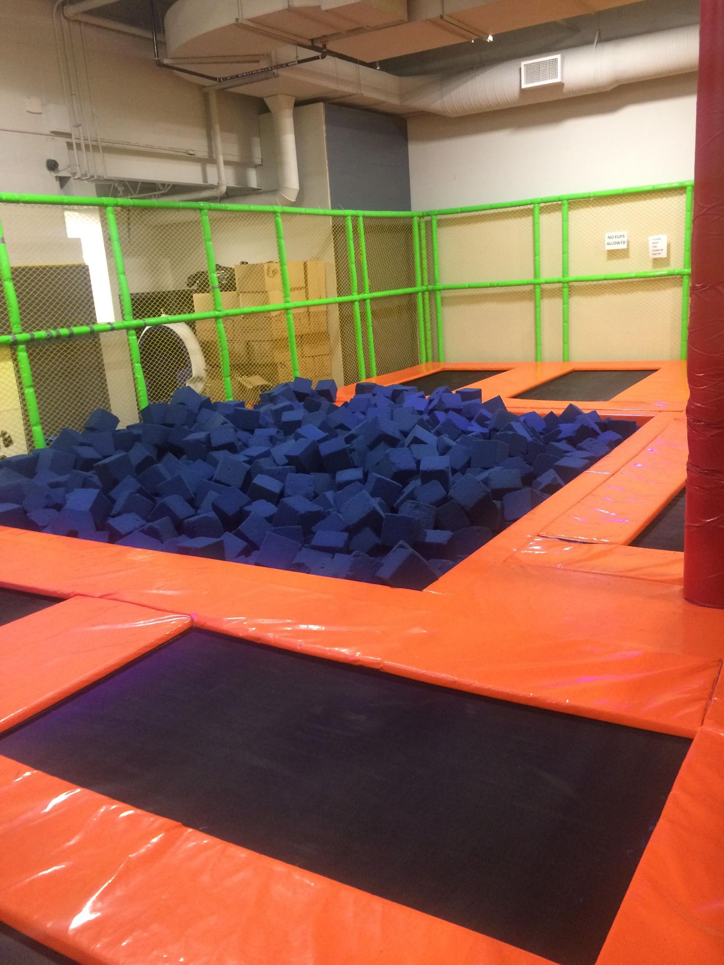 Complete Trampoline Park Play Center COMES WITH 40 ft sea can storage container - Image 2 of 7