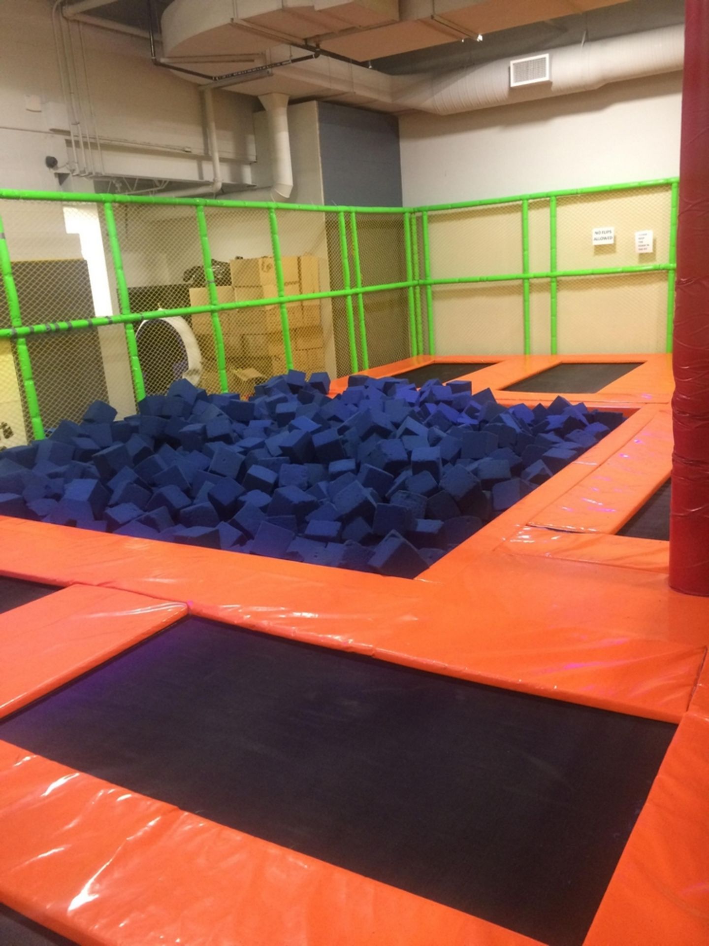 Complete Trampoline Park Play Center COMES WITH 40 ft sea can storage container - Image 2 of 7