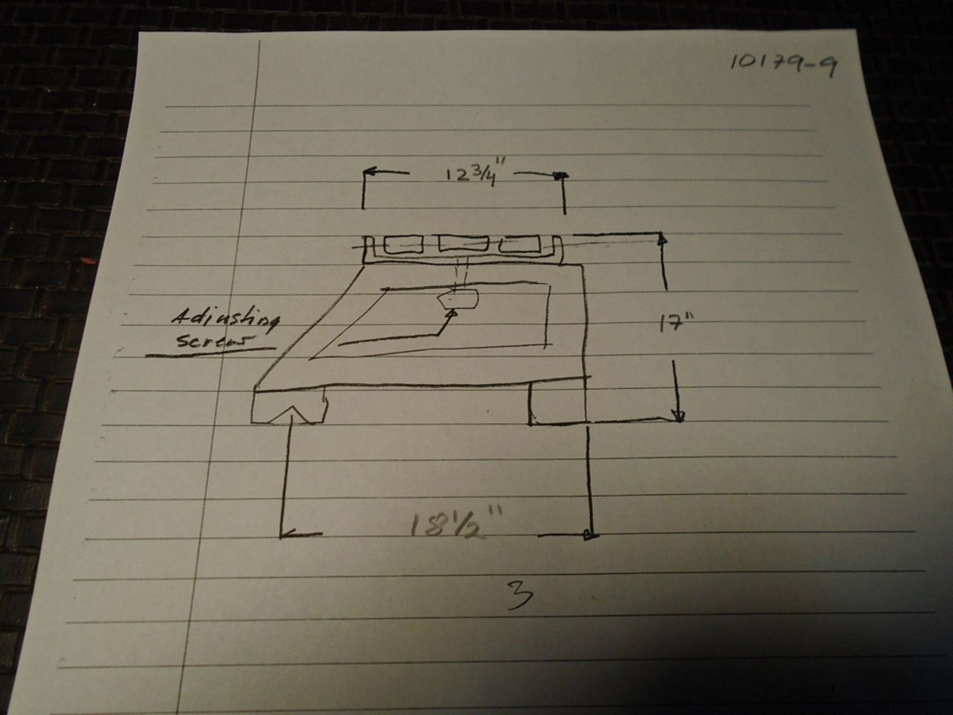 Roll Support for Large swing Engine Lathe See Draw for Dimensions We can provide loading for this - Image 3 of 3