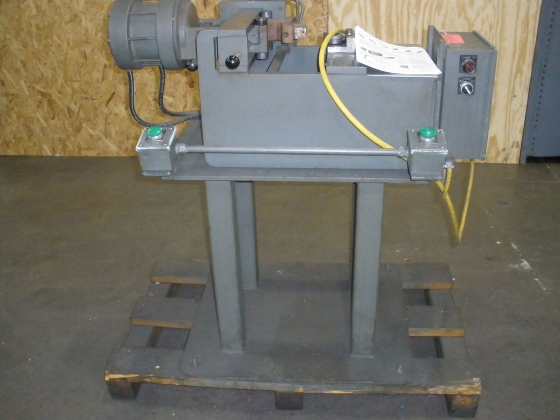 Cadillac Roll Type Marking Machine PNEU #60 110V Safety On Switches   We can provide loading for