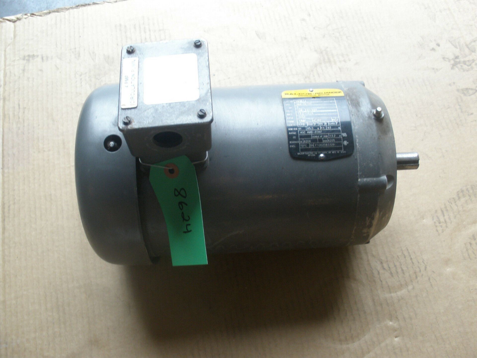 Baldor / Reliancer Electric Motor 5 HP 208/230/460v 3PH 3450 RPM 4 Pcs.