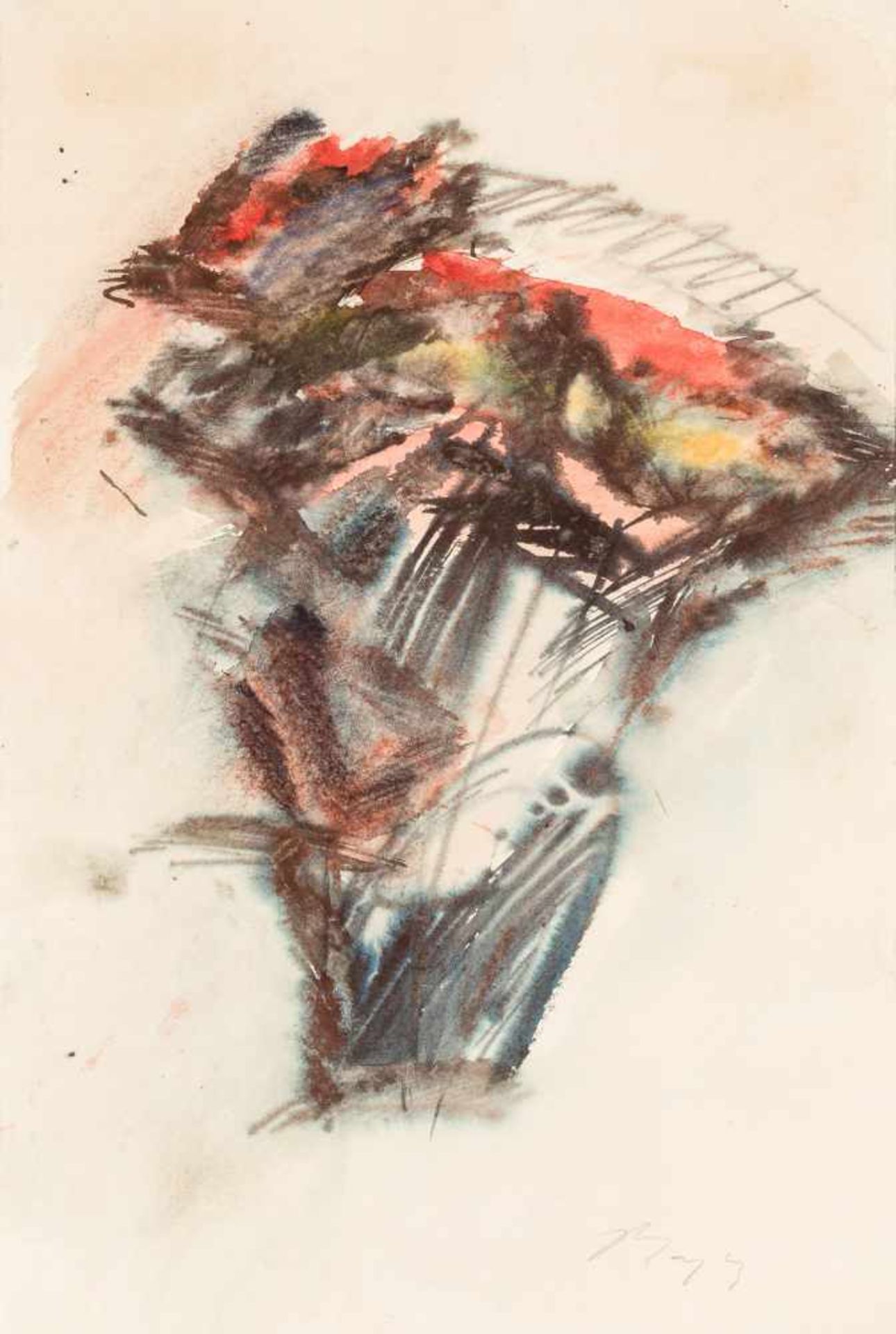 Josef MiklWien 1929 - 2008 WienOhne Titel / untitledÖl auf Papier / oil on paper47,3 x 31