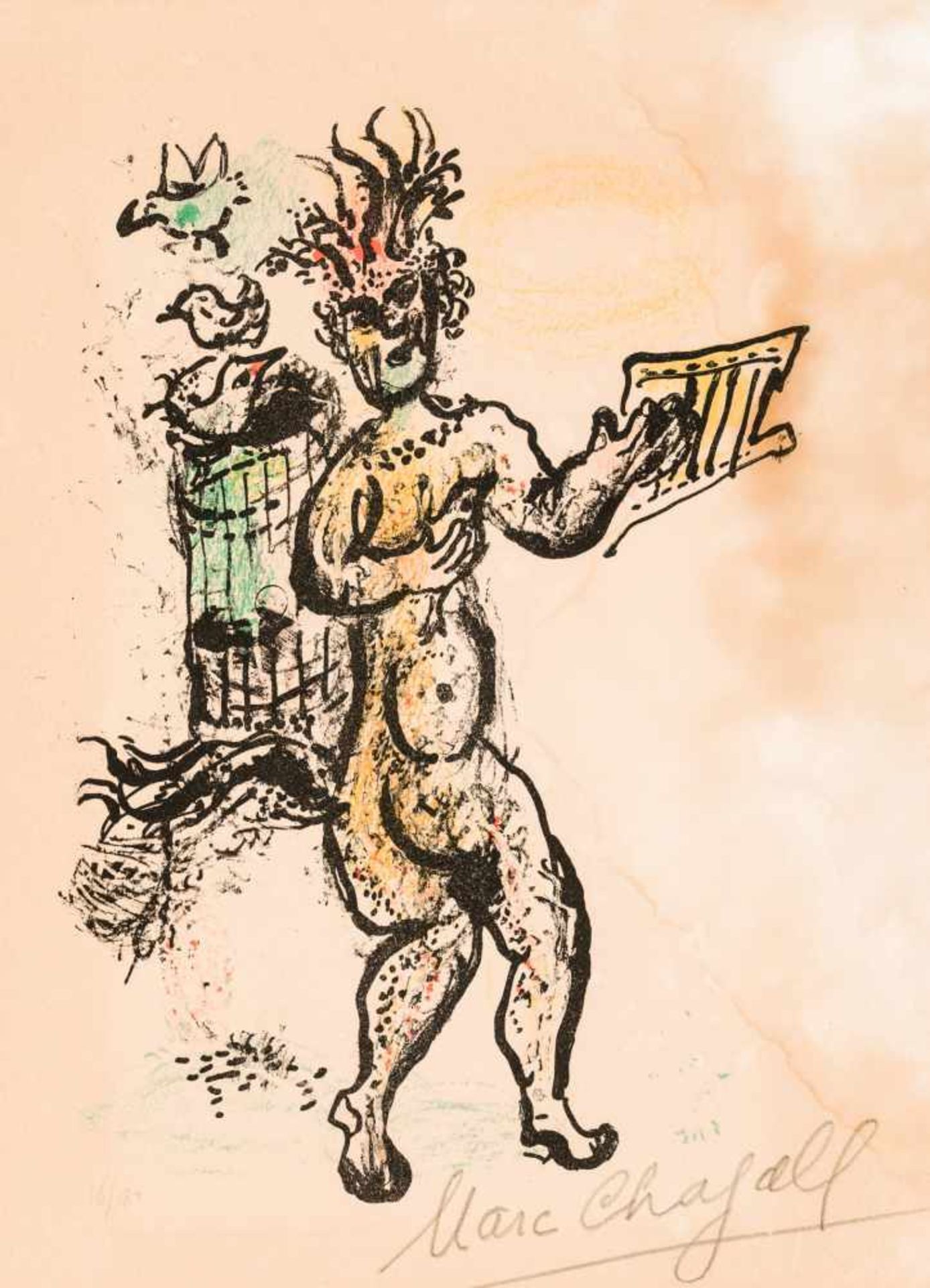 Marc ChagallPeskowatik bei Witebsk 1887 - 1985 Saint-Paul-de-VencePapagenoLithografie auf Papier /