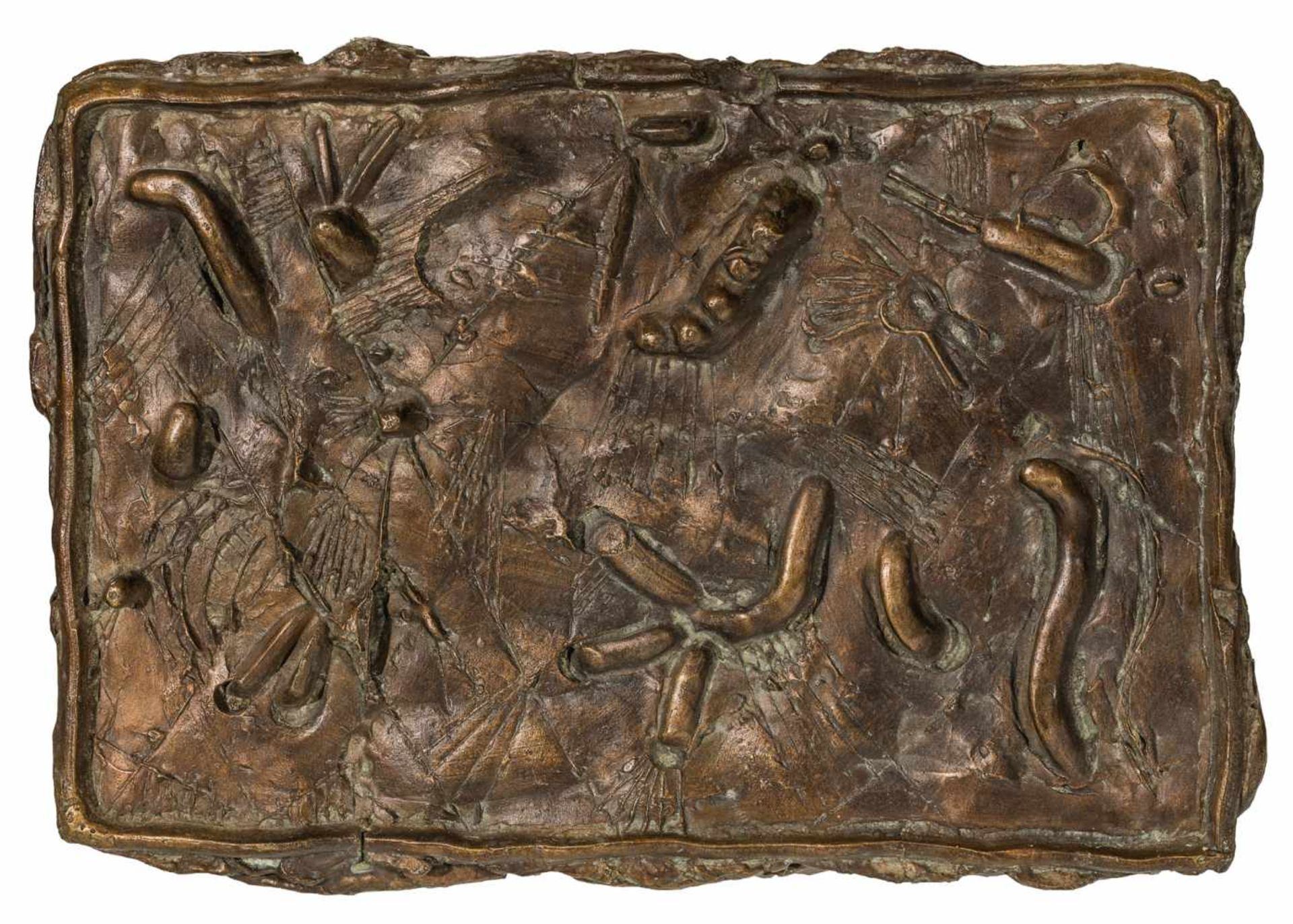 Oswald OberhuberMeran 1931 *SONNE IBronze patiniert (Relief) / bronze patinated (relief)33 x 46,5