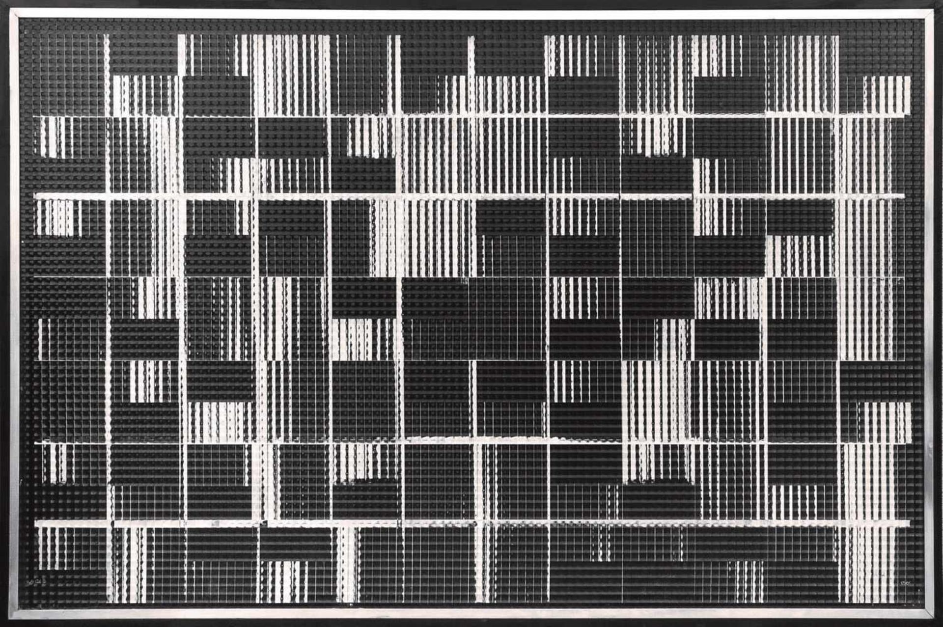 Marc Adrian (hs art)Wien 1930 - 2008 WienU2Relief hinter Edelitglas, Hinterglasmontage (zwei Phasen) - Image 2 of 2