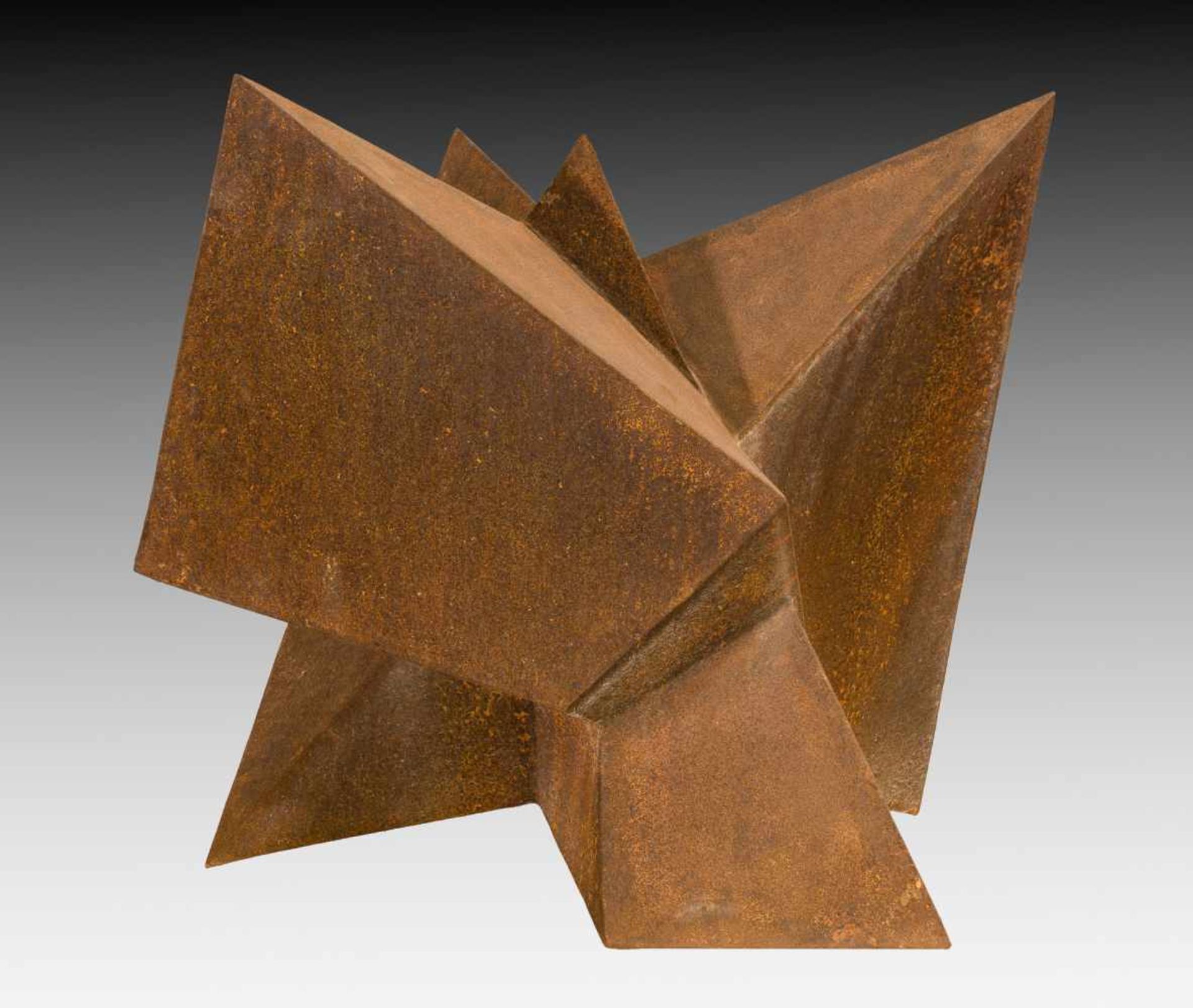 Oskar E. Höfinger (hs art)Golling / Erlauf 1935 *EngelEisen oxidiert / oxidated iron47 x 65 x 58