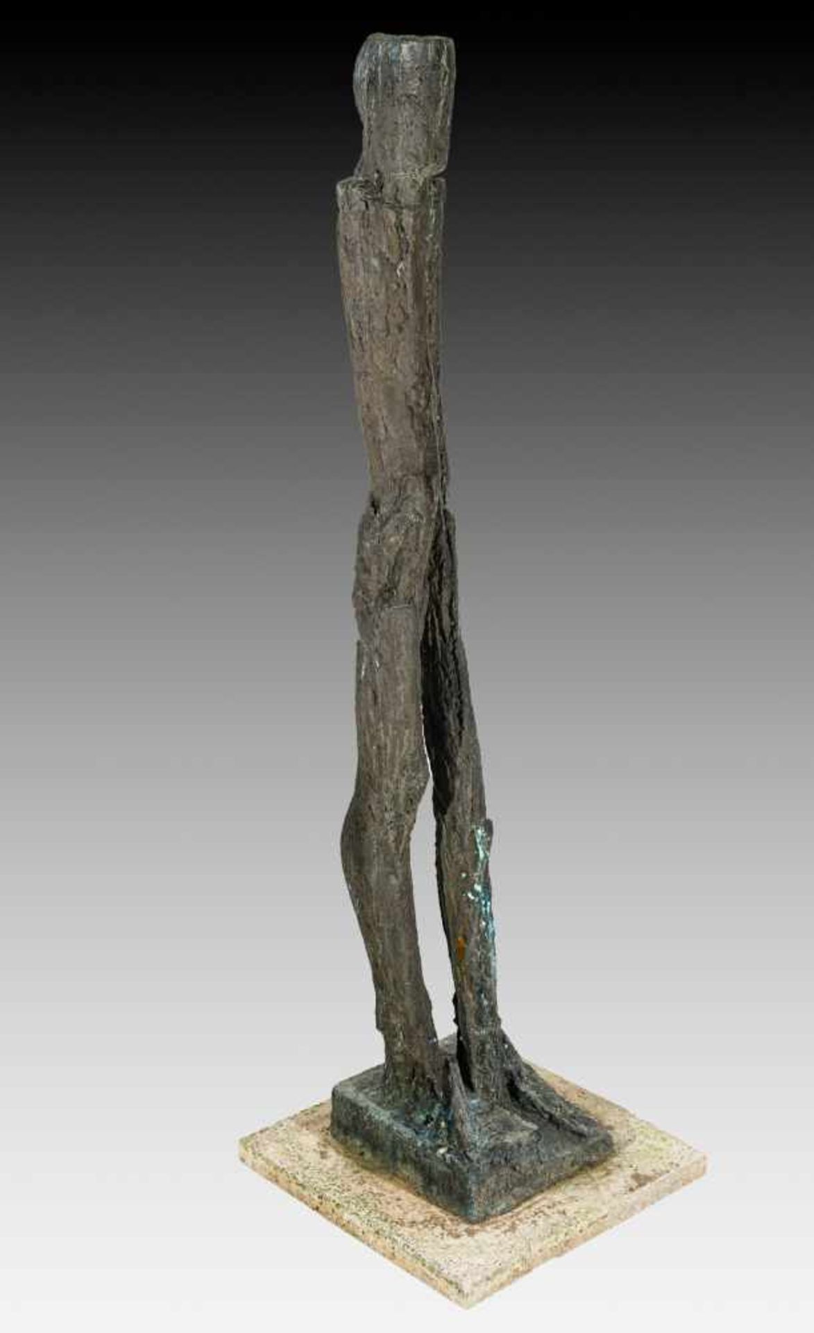 Paul Louis Meier (hs art)Luzern 1950 *Stehende FigurBronze patiniert / patinated bronze165 x 30 x