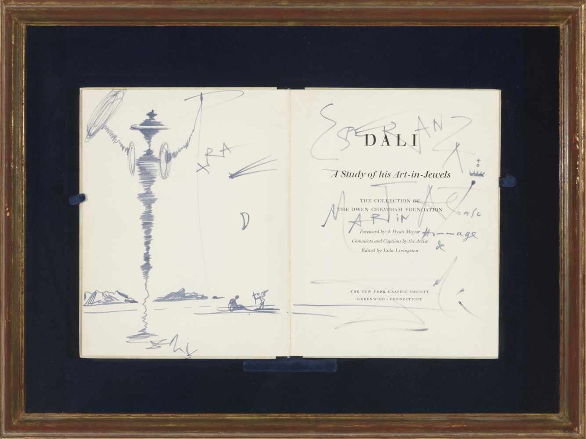 SALVADOR DALI (Figueras, Gerona 1904-1989 Don Quijote  Tinta sobre papel de 44 x 28 cm. Firmada y