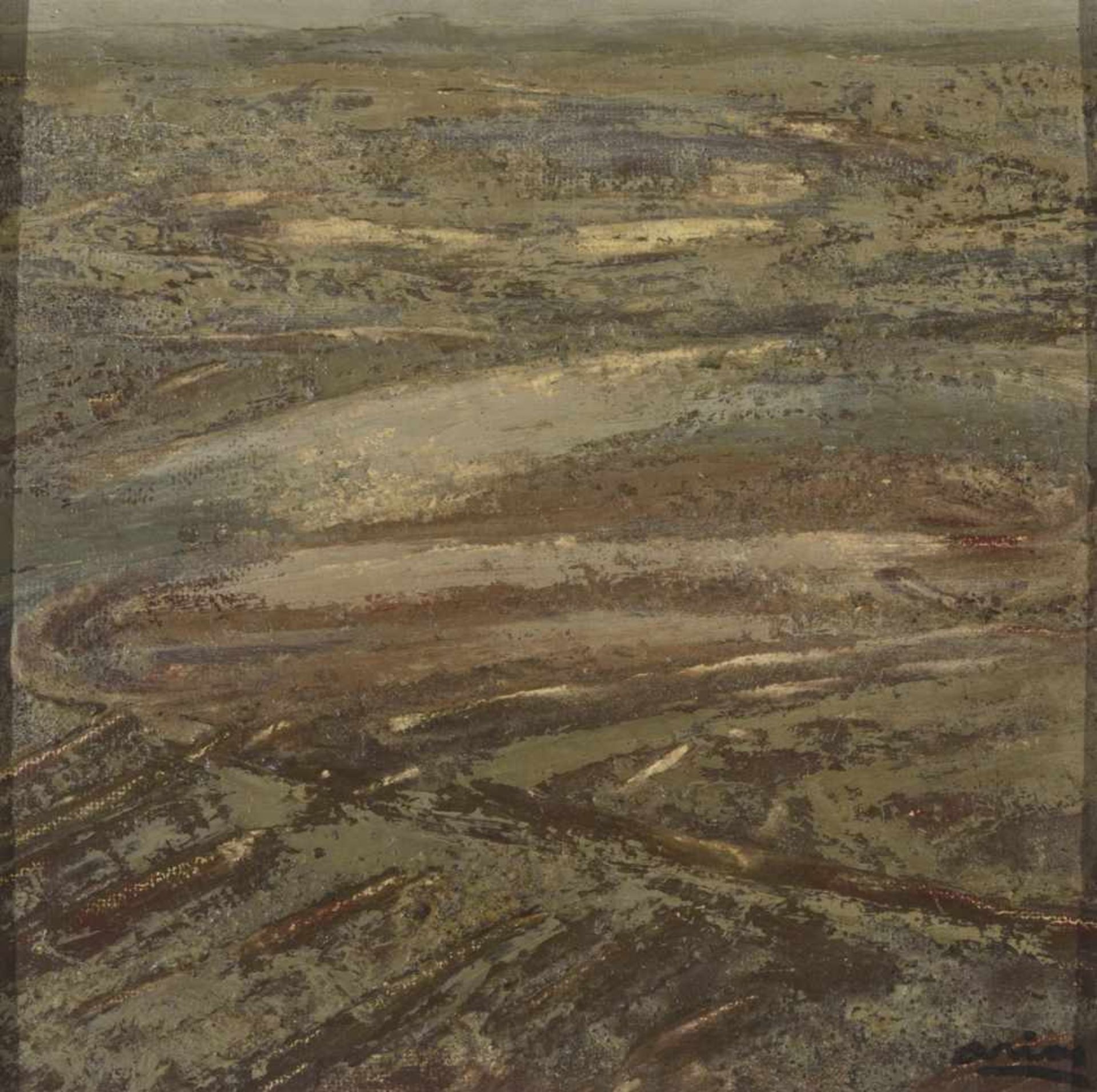 FRANCISCO ARIAS (Madrid, 1911-1977) Paisaje Óleo sobre táblex de 35 x 35 cm. Firmado.- - -21.00 %