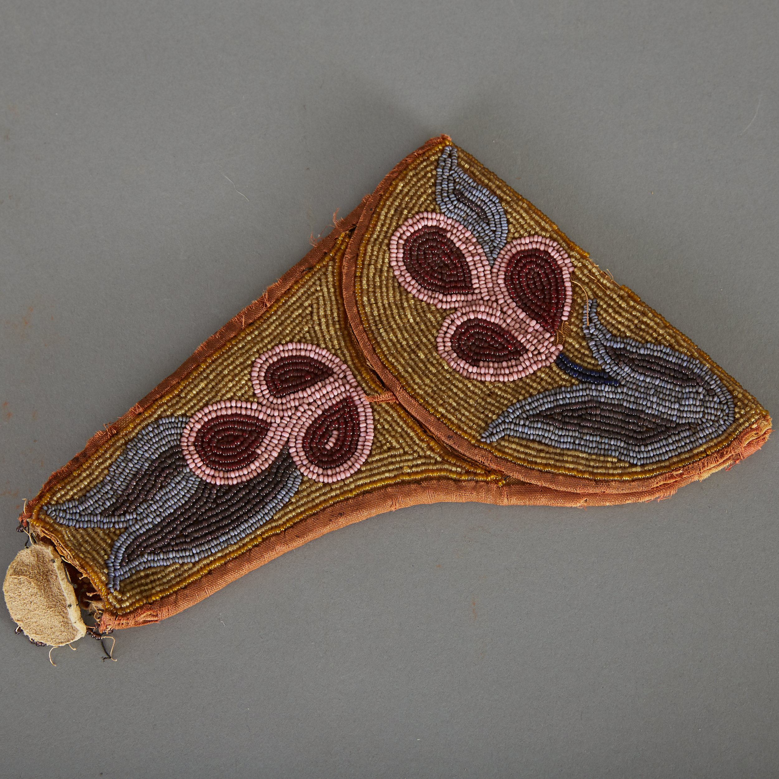 Beaded Ojibwe Derringer Holster Late 19th c.