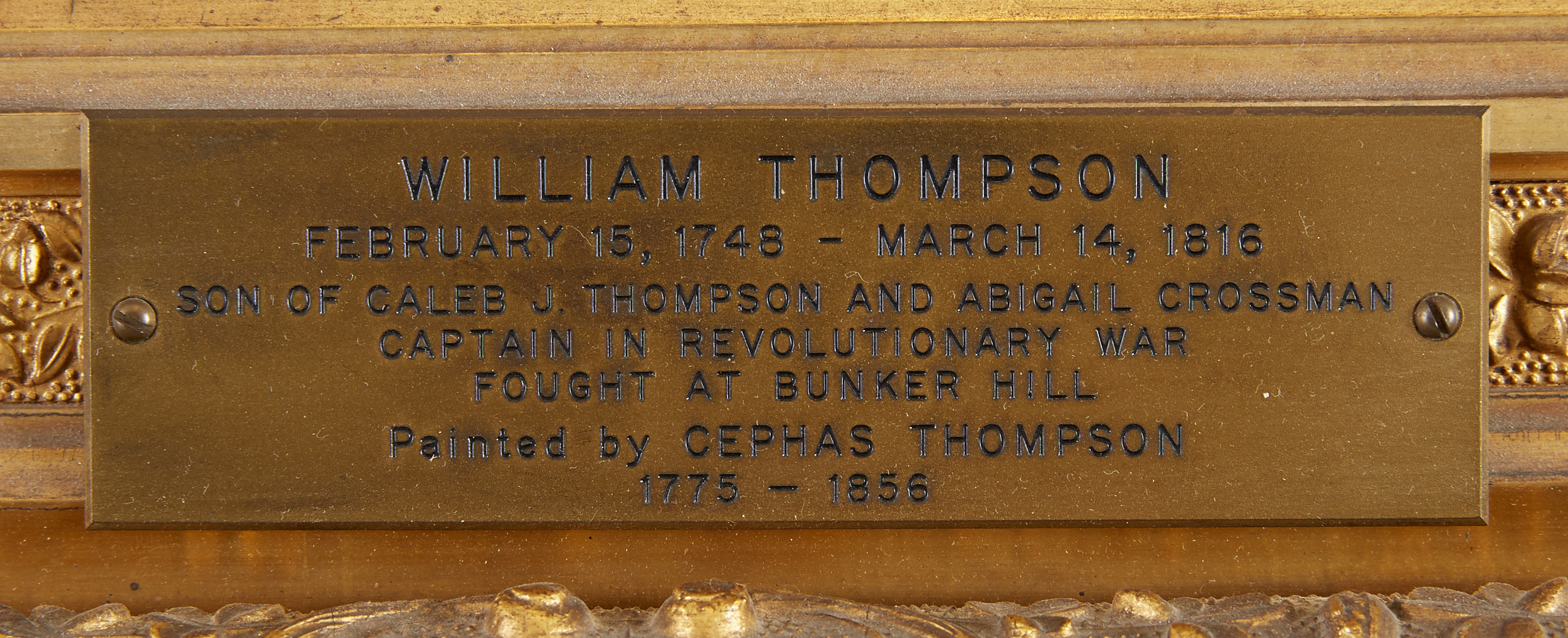 Cephas Thompson Portrait of William Thompson - Image 4 of 4