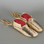 Kiowa Beaded Moccasins Sinew Sewn