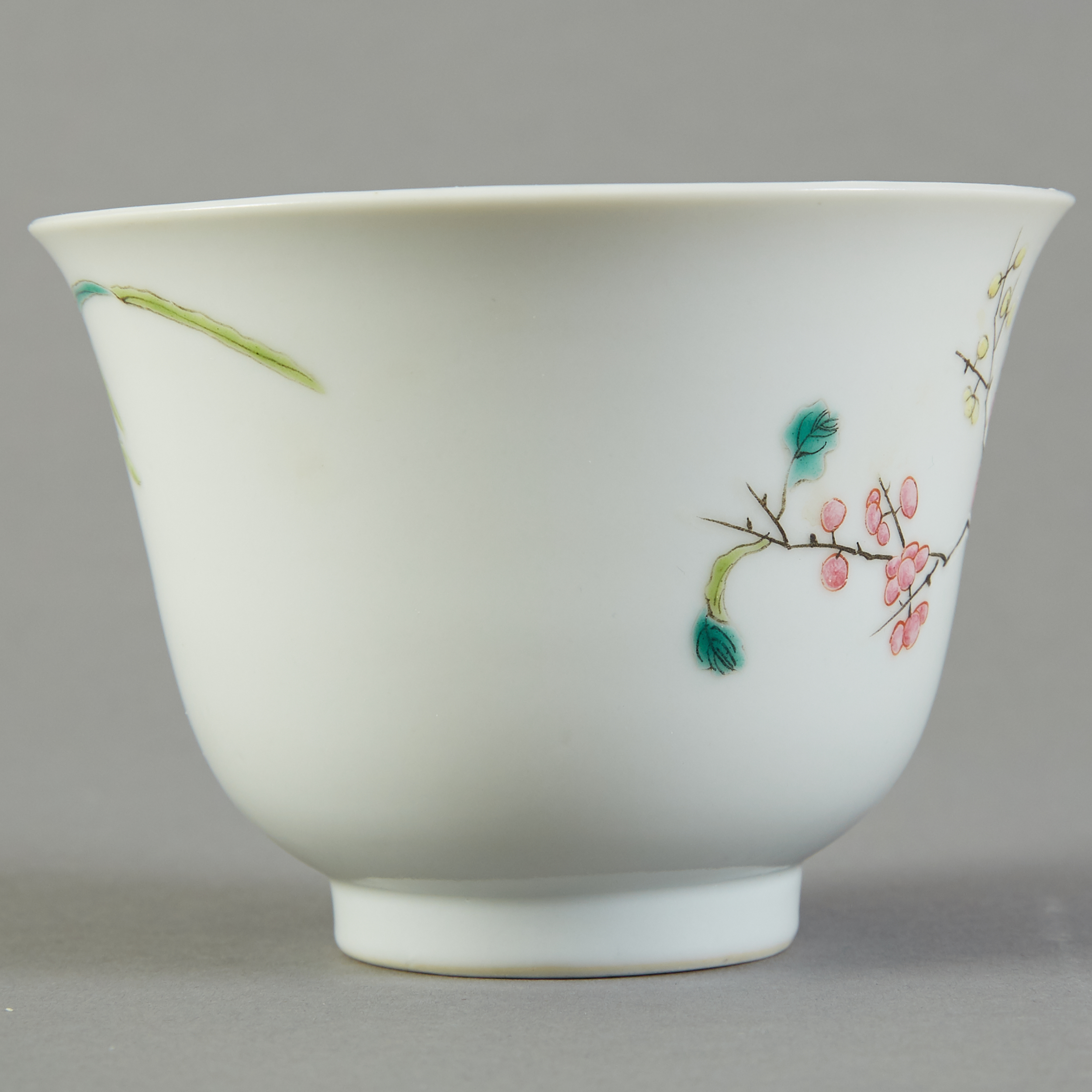 Chinese Famille Rose Porcelain Cup - Marked - Image 4 of 6