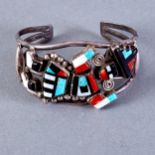 Zuni Gillerimo (Yelmo) and Betty Natachu Rainbow Man Bracelet