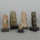 5 Pre-Columbian Stone Figurines