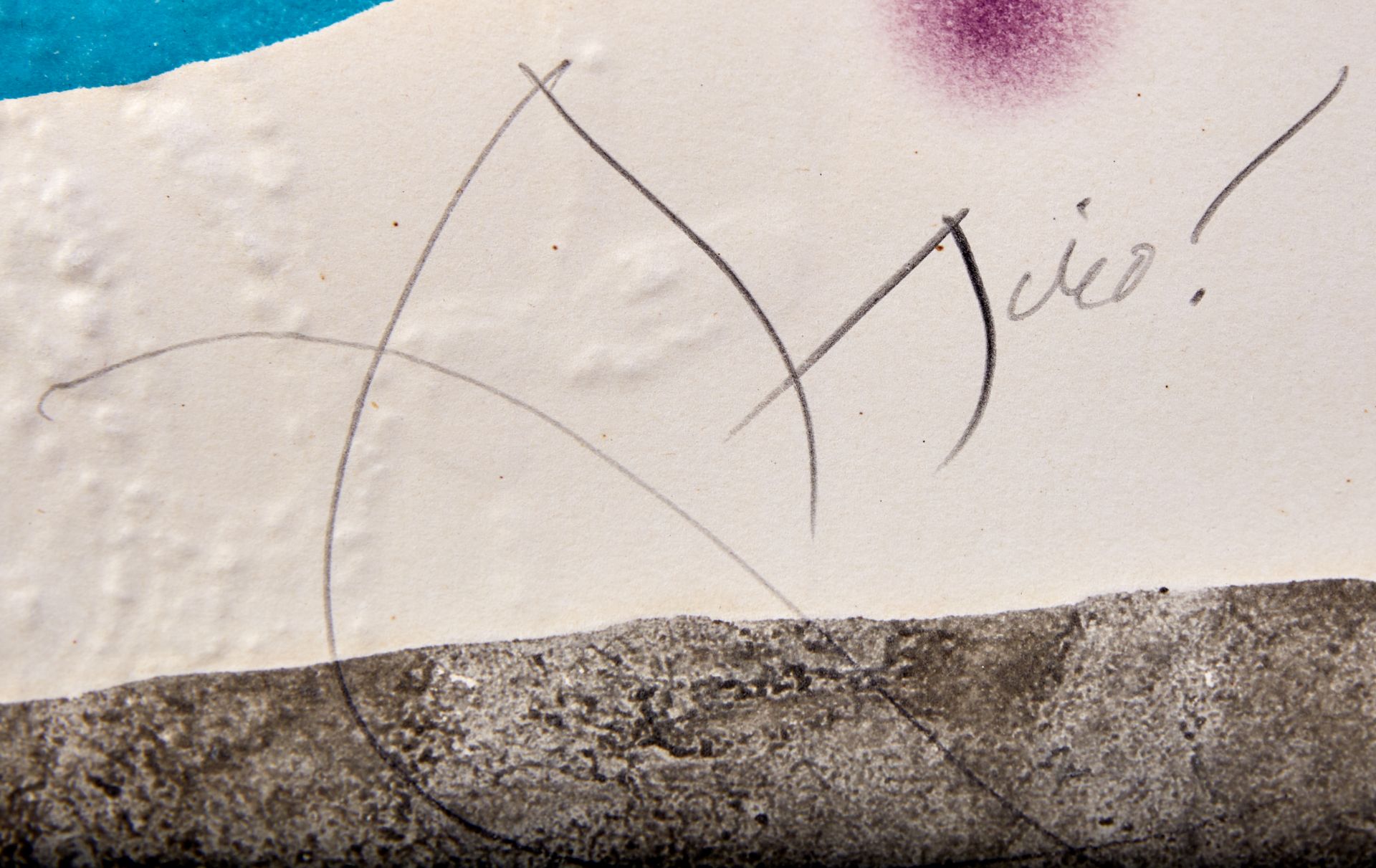 Joan Miro Espriu Aquatint Etching on Paper D.876 - Bild 3 aus 5